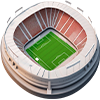 Ícono de estadio para 6 estadios utilizados en Brasil 1950